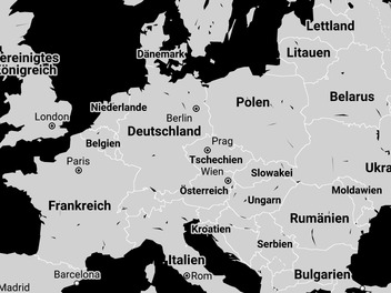 Landkarte von Deutschland